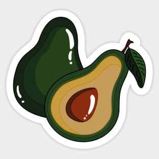 avocado Sticker